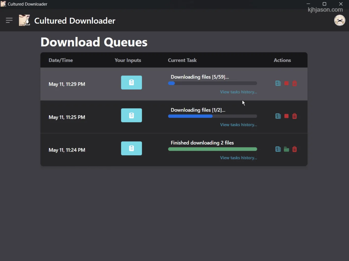 Project: Cultured Downloader GUI App